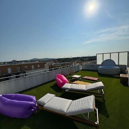 Luxueux 5 Pc, Jacuzzi, Rooftop, Terrasse, Clim Montpellier Exterior foto